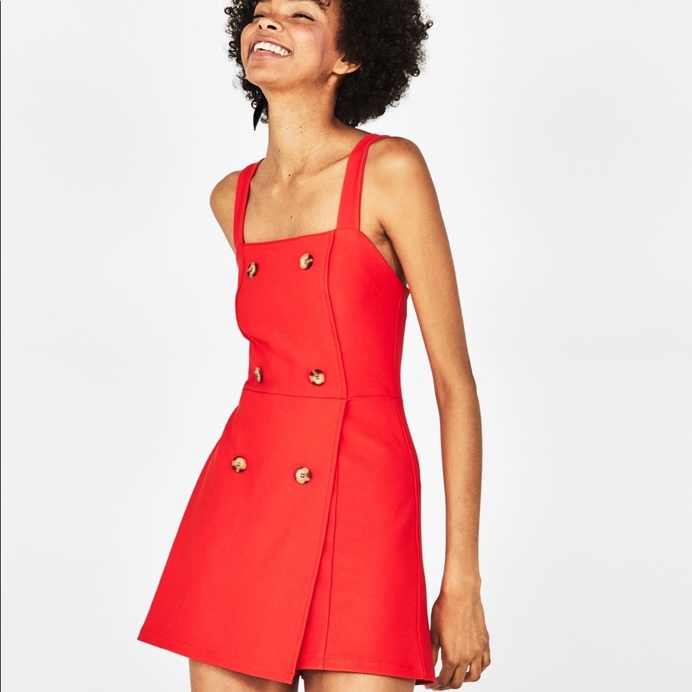 Berska Red Romper